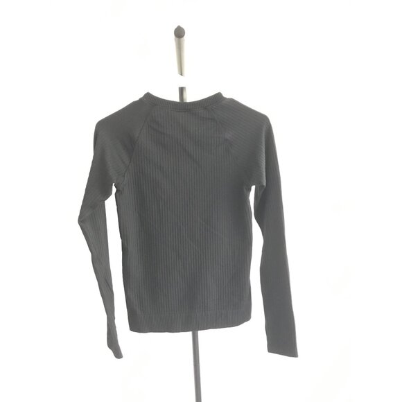 Lulu Lemon Rest Less Pullover| Waist Length | Size 2 | Black Stripe, winter thic - Picture 4 of 6